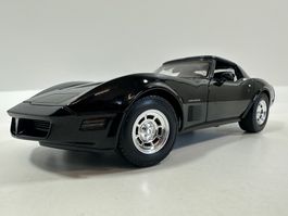 1982 Chevrolet Corvette C4 1:18, schwarz, WELLY