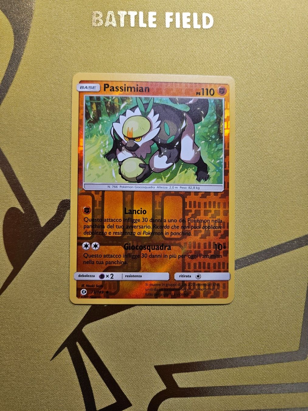 Pokémon Carte collezionabili: Sun & Moon - Passimian – Usato da Bellinzona venduto da Pokemarco