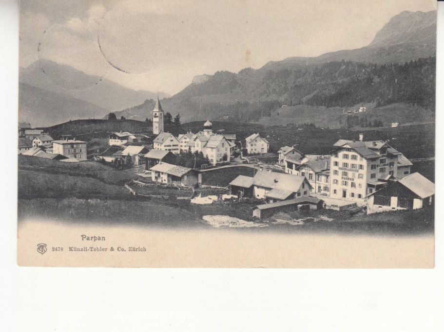 Cartoline postali: Parpan 1905 – Usato da Bürglen TG venduto da StampGraf