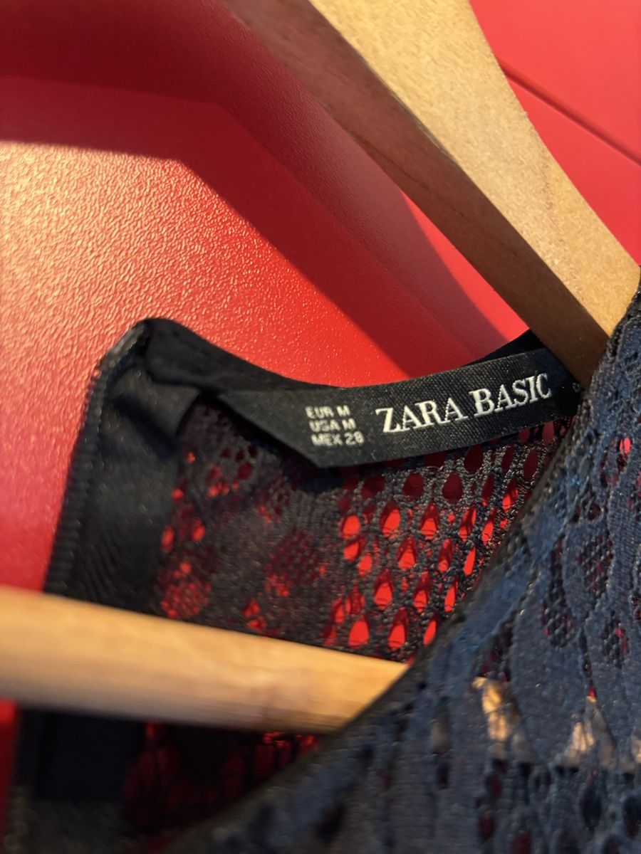 Zara Kleider: Robe noire Zara dentelle plissée taille M - – Gebraucht aus Martigny von lovejess 2