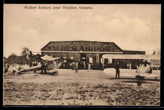 Foto & Poster: Windsor /Ontario, Walker Airport, Flugha – Usato da Berlin venduto da bartko-reher