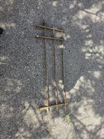 Antikes Schmiedeeisen Zaunelement, Gartendekoration, Restaur