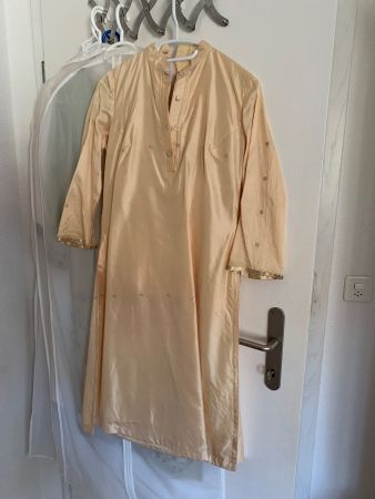 Sari aus Indien - Einzelanfertigung. Grösse 34-36