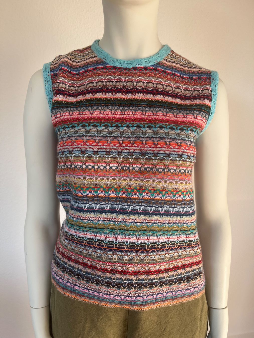 Gilet & Giacche senza maniche: Buntes Stricktop/Pullunder, Grösse S – Usato da Zürich venduto da bea_s5tq