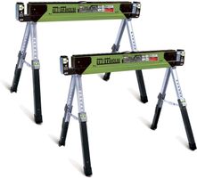 2x Stahl Arbeitsbock höhenverstellbar