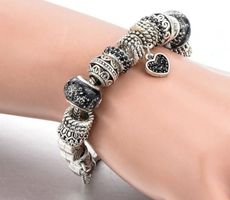 Charms Armband,  mit Herzen usw