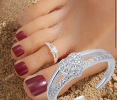 Zehenring-Fussschmuck-elegant-sexy-Herz-Schmuck-Sommer
