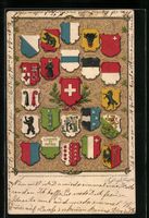 AK Schweiz, Wappen der Schweizer Kantone