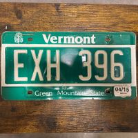 🇺🇸 U.S. Autoschild - Vermont EXH 396 - ORIGINAL