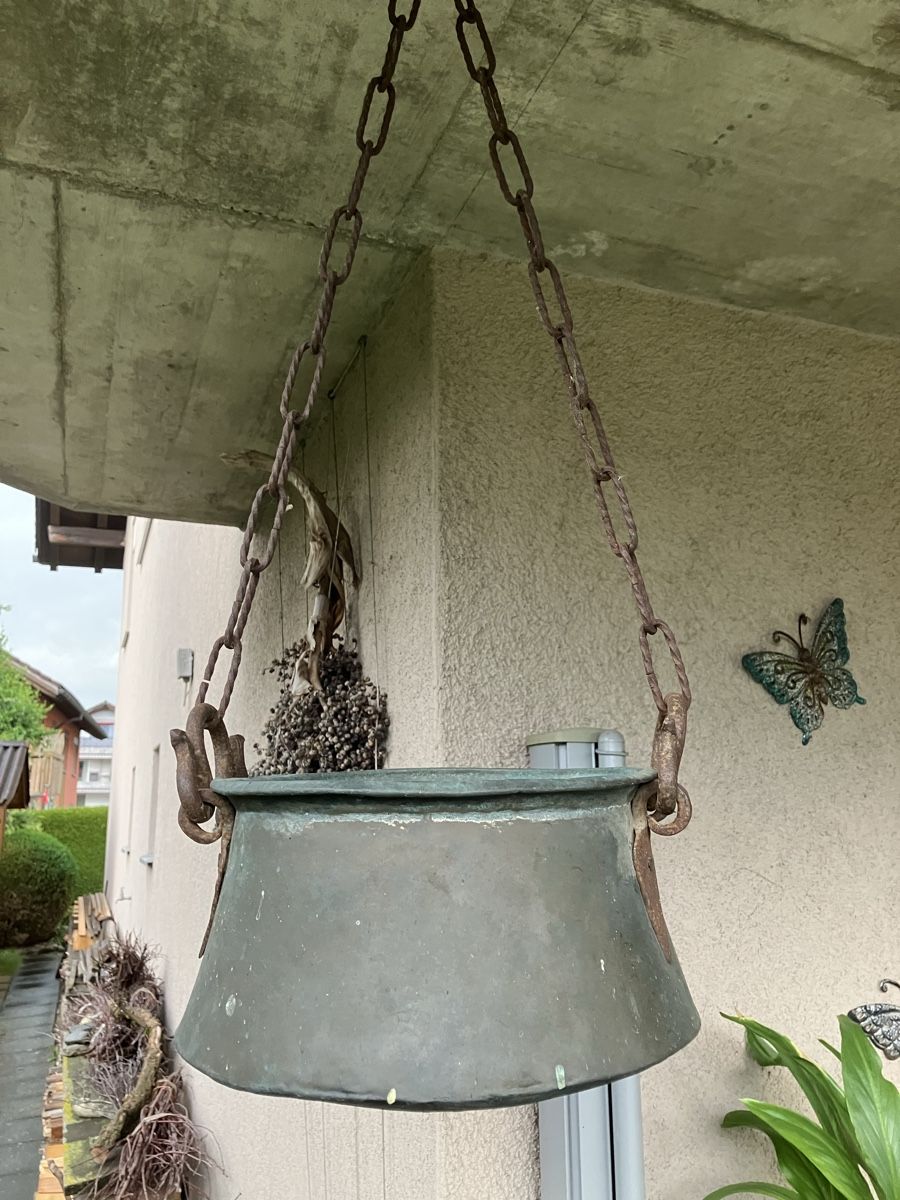 Casseroles: Antiker Kupferkessel  – D'occasion à Willisau par son_lq7g 3