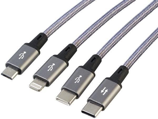 Cavi: 8in1-Lade- & Datenkabel USB-C/A zu USB-C/Micro-USB/Lightning – Nuovo e nell'imballaggio originale da Adlikon b.Regensdf venduto da ChriZ86 3