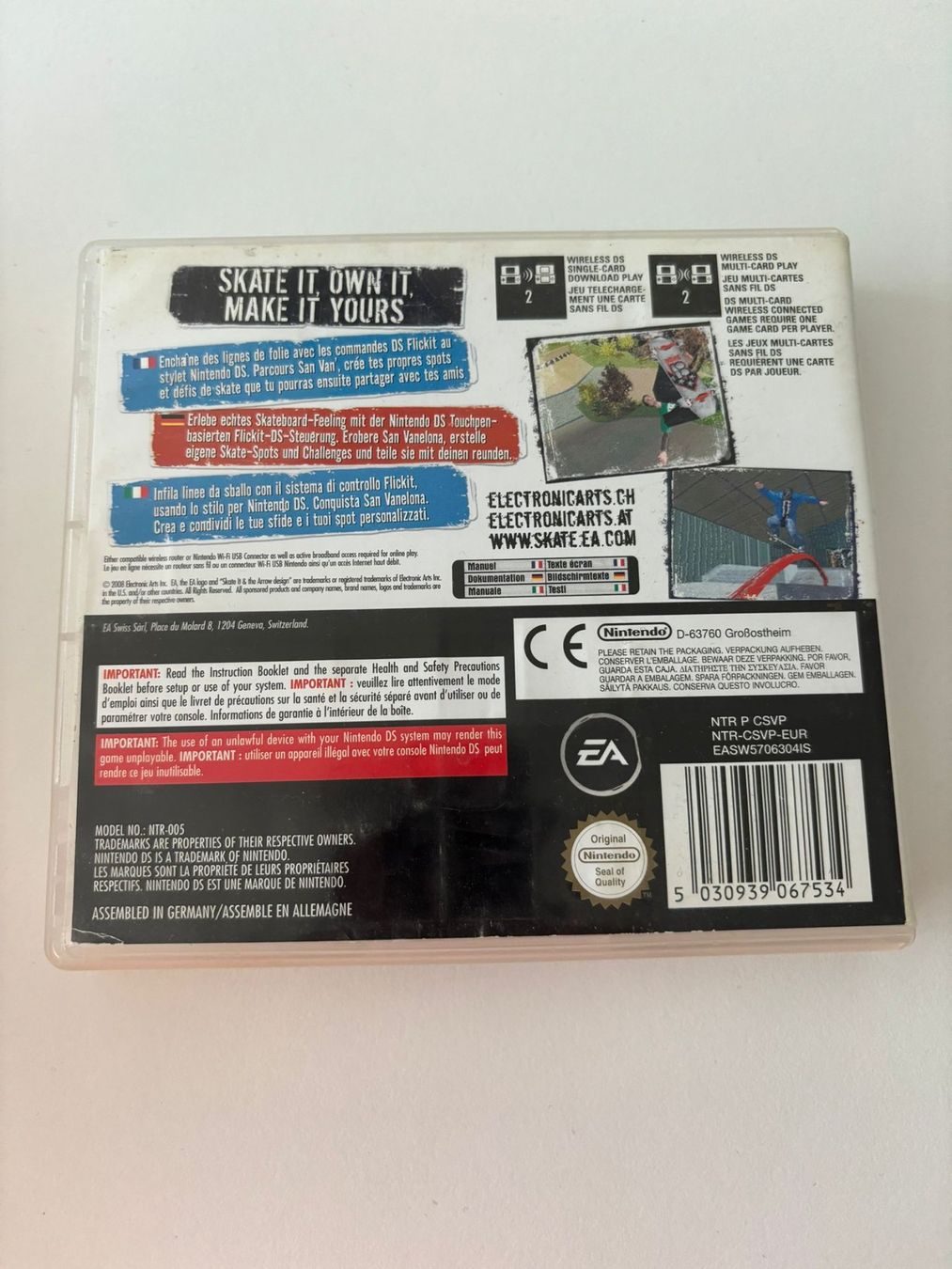 Giochi: Skate it (Nintendo DS) – Usato da Herisau venduto da Seyashop1 2