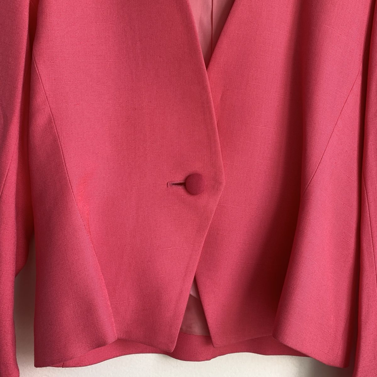 Saint Laurent Giacche: Yves Saint Laurent Variation Pink Spring Blazer, S – Usato da Genève venduto da Kookiek 6