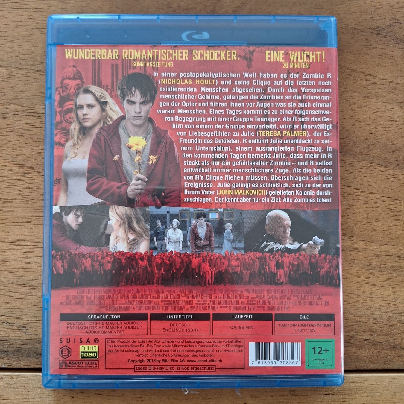Tutti i DVDs: Warm Bodies - Bluray – Usato da Porrentruy venduto da Ikoss 1