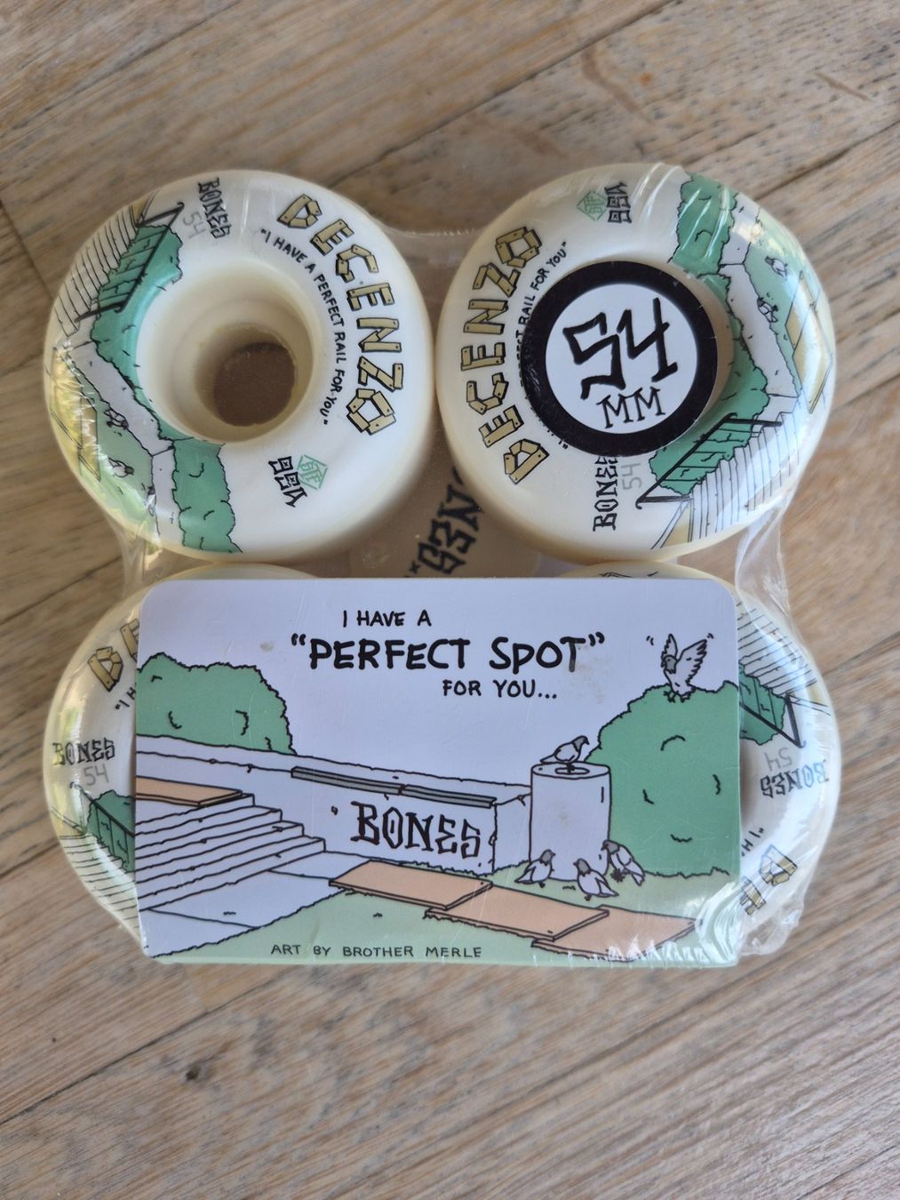 Skateboards: Roues de skateboard Bones "Decenzo" 54mm neuves – Usato da le landeron venduto da canette