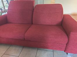 Sofa rot 3-Sitzer guter Zustand
