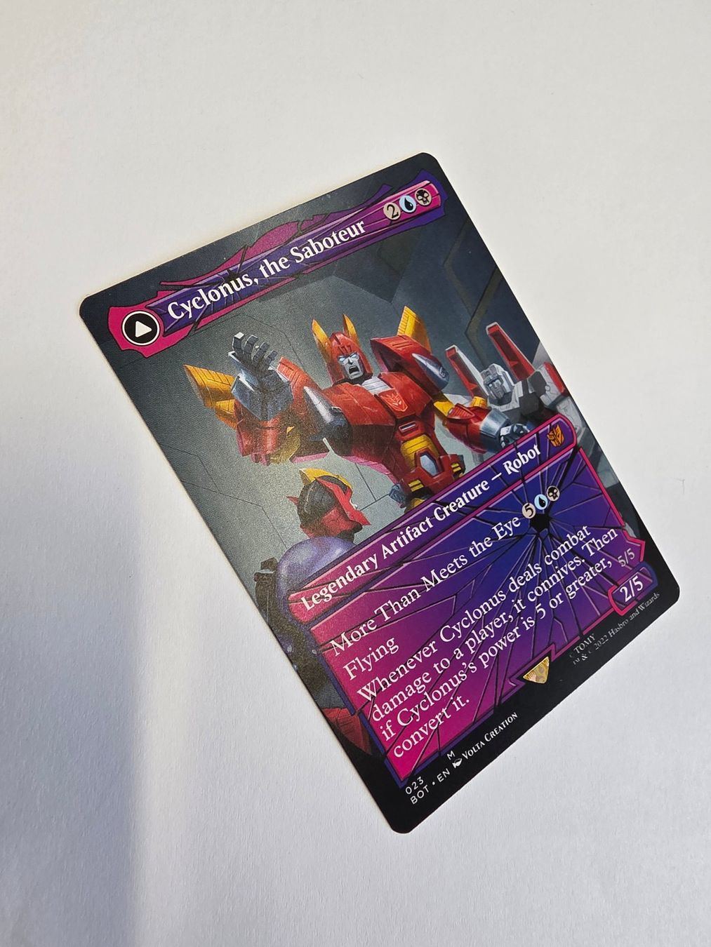 Magic The Gathering Carte collezionabili: MTG -Universes Beyond: Transformers (BOT)- Karte: Cyclonus – Nuovo (secondo la descrizione) da Mörigen venduto da Gadgeteer 1