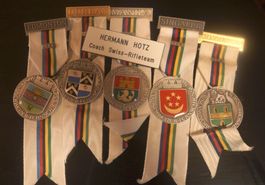 Medaillen-Set Hermann Hotz Coach Swiss-Rifleteam Sammlung