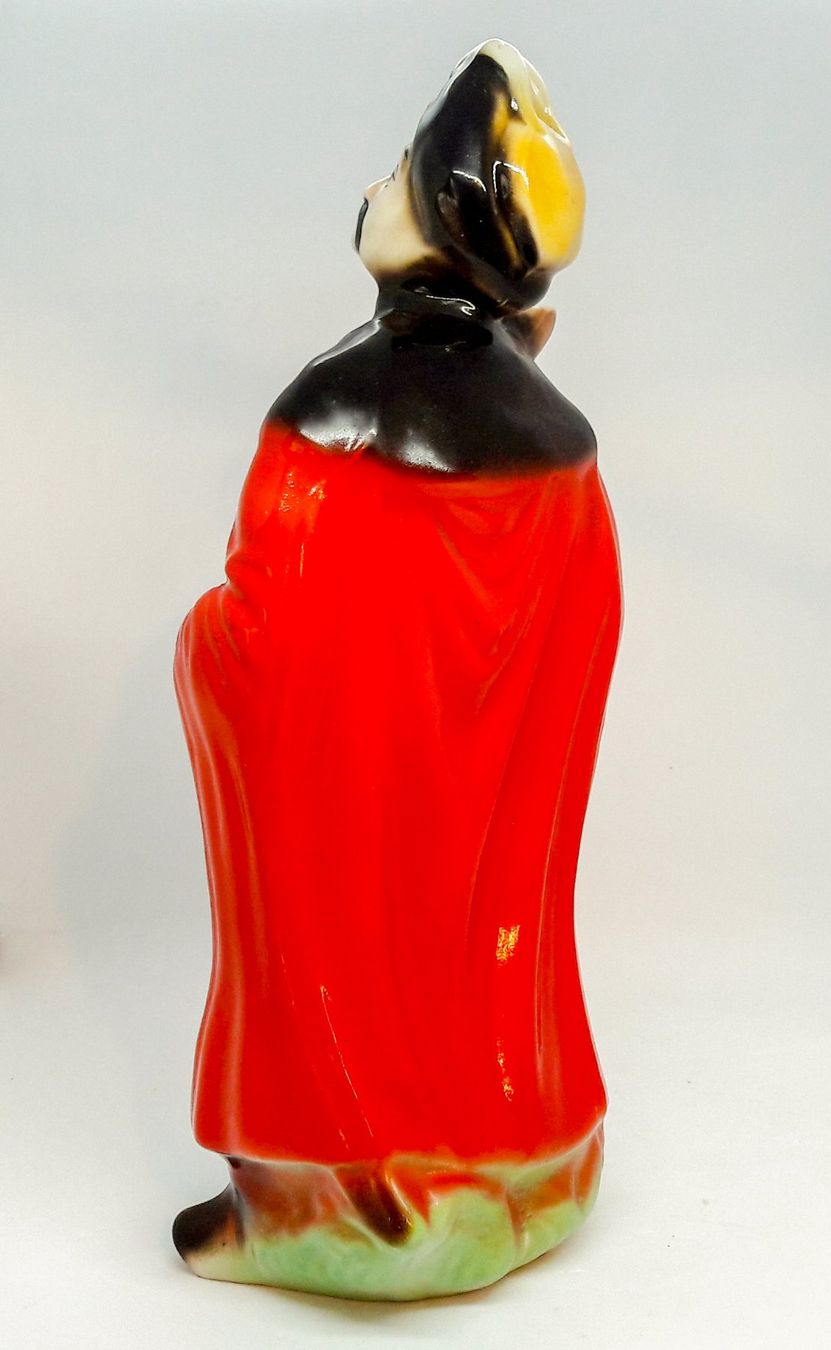 Statuette: bouteille bougeoir Bogdan Khmelnytsky Cosaque Ukraine – Usato da Tavannes venduto da Brocashop 3