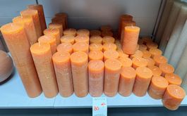 080 Posten Raureif Kerzen terra aus Liquidation