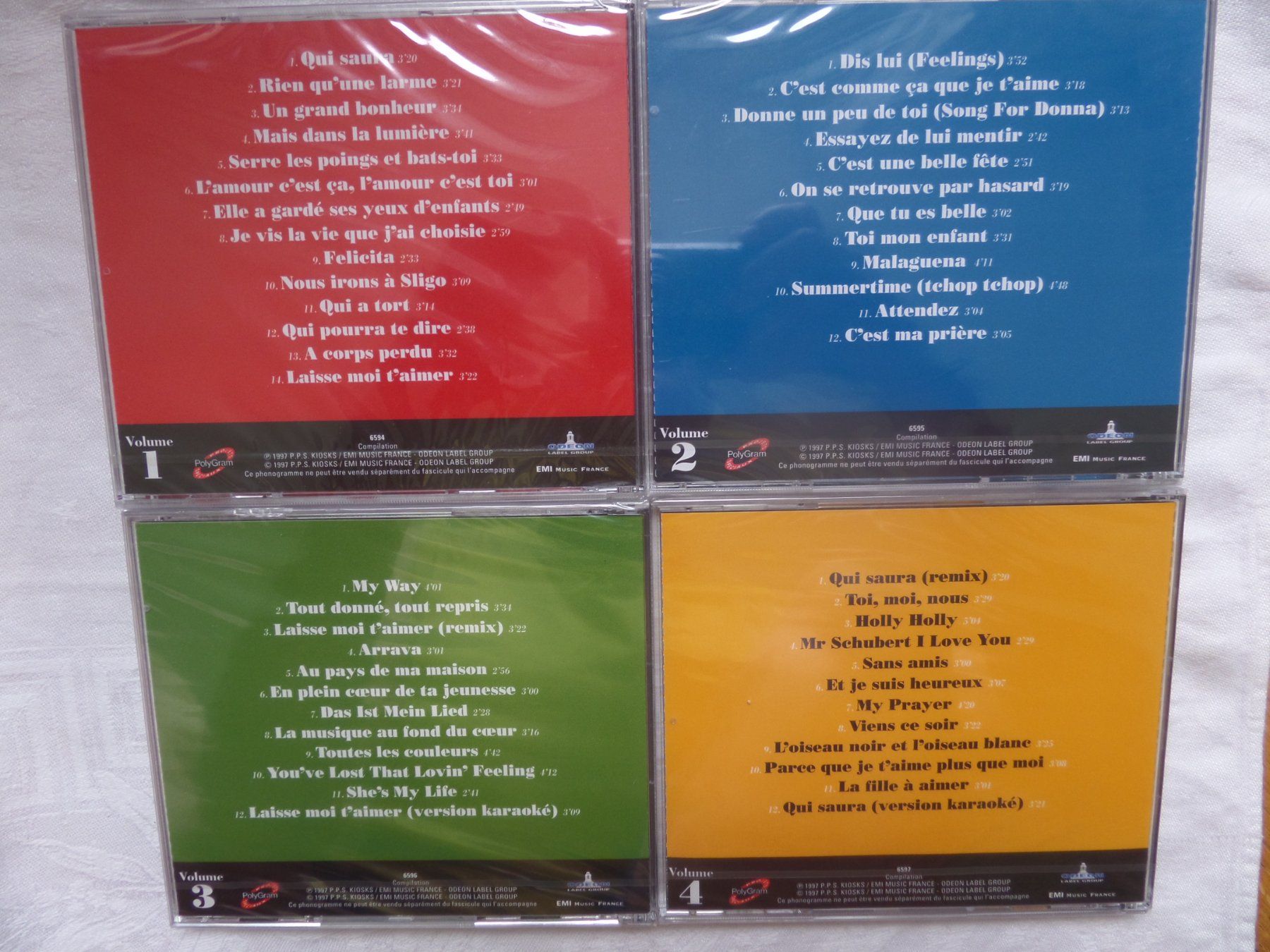 Mike Brant - Volume 1 / 2 / 3 /4 - 4 X CD (Neu und originalverpackt) in ...