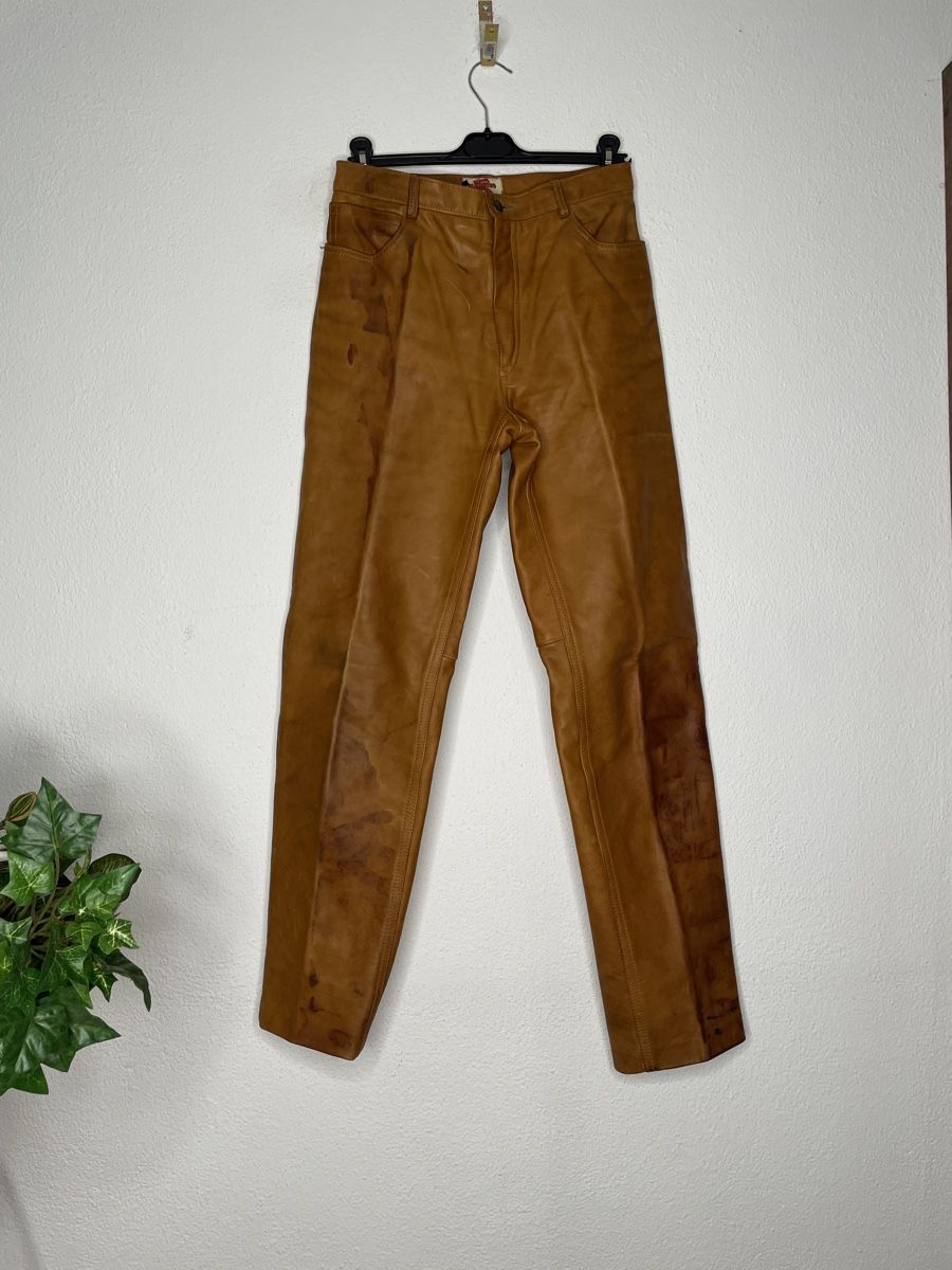 Hosen: Lederhöse Hell Braun Blondino – Gebraucht aus Capolago von LA.BOTTEGA 3
