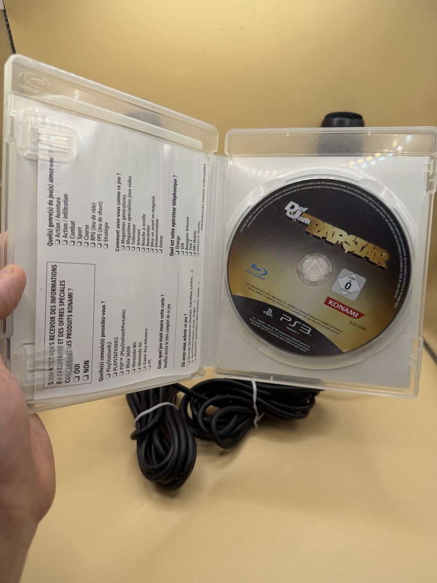 Giochi: Micros SingStar PS3 PS2 USB Officiels + Jeu Rapstar – Usato da Genève venduto da sho_67qj 2