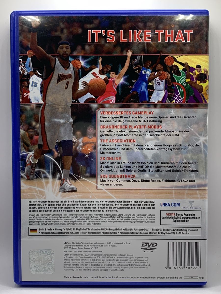Sony Jeux: PS2 - NBA 2K8 – D'occasion à Ostermundigen par RG-Collector 1