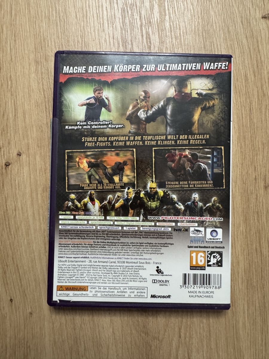 Microsoft Spiele: Fighters Uncaged - Xbox 360 Kinect - Top Zustand! – Gebraucht aus Biberist von etesummer 1