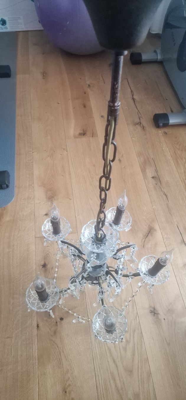 Lampadari & plafoniere: DECKENLEUCHTE, Kristall? oder  KLARGLAS 5 FLAMMIGE – Usato da Niederhasli venduto da Tigerproduct 4