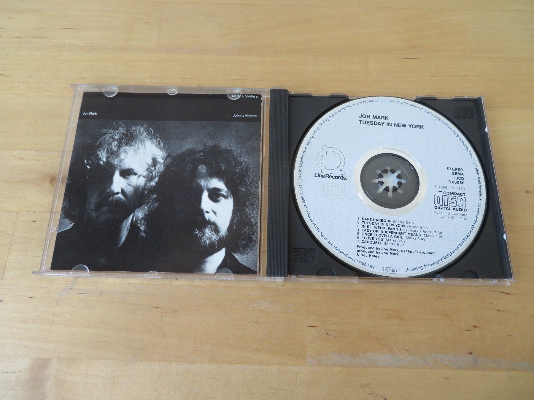 CD: MARK-ALMOND "Tuesday in New York" – Usato da zürich venduto da Goldimmund 1