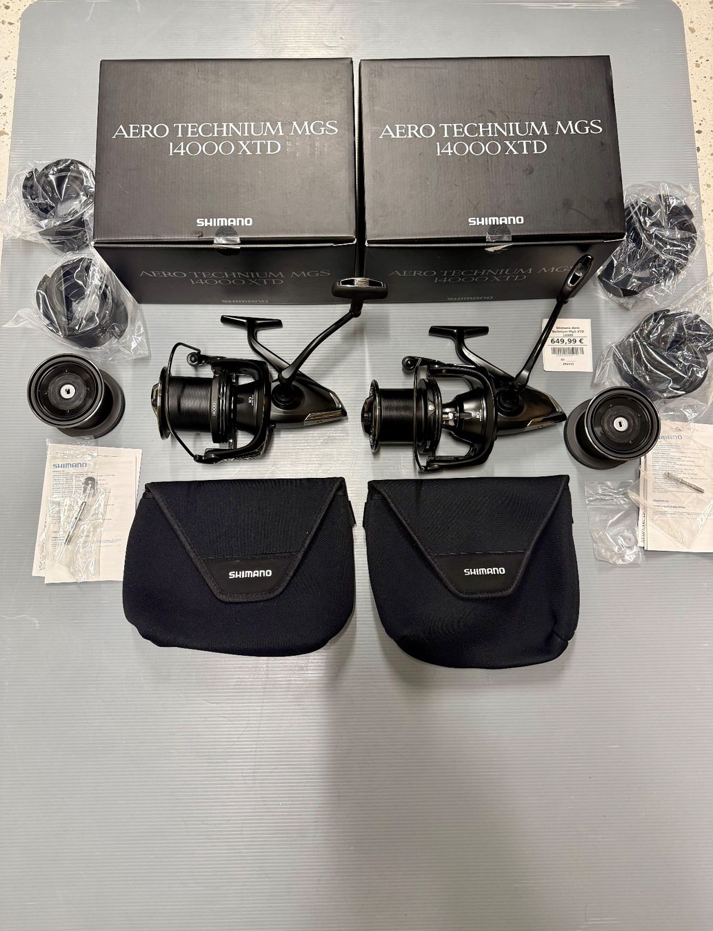 Shimano Tamburi & Mulinelli: 2x Shimano Aero Technium MgS 14000XTD Karpfenrollen – Nuovo e nell'imballaggio originale da Trimbach venduto da duri.. 6