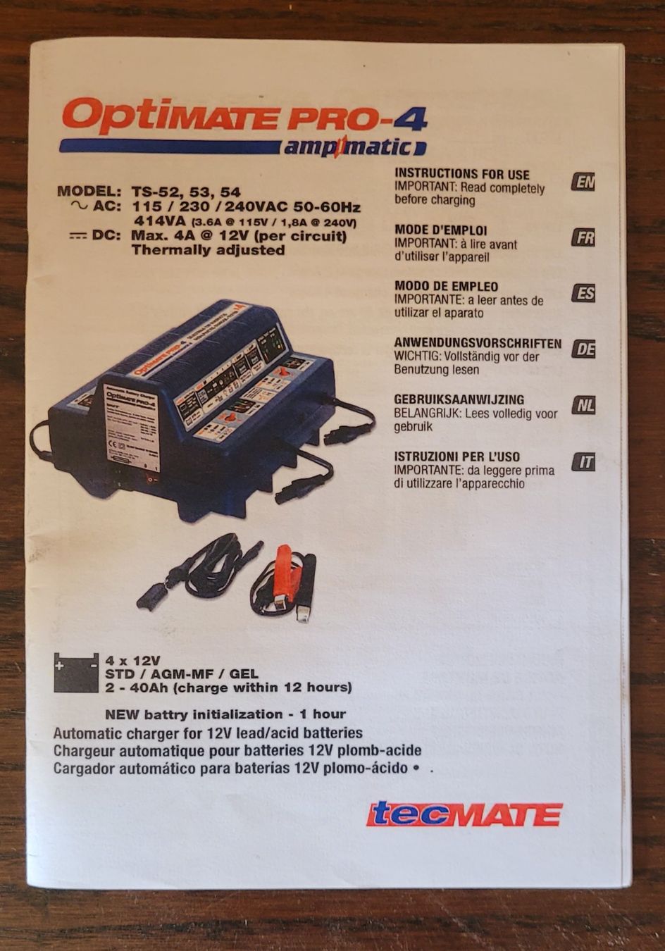 Chargeurs batteries: Tecmate Optimate Pro 4 Lade-und Testgerät – D'occasion à Bachenbülach par SoCal69 6