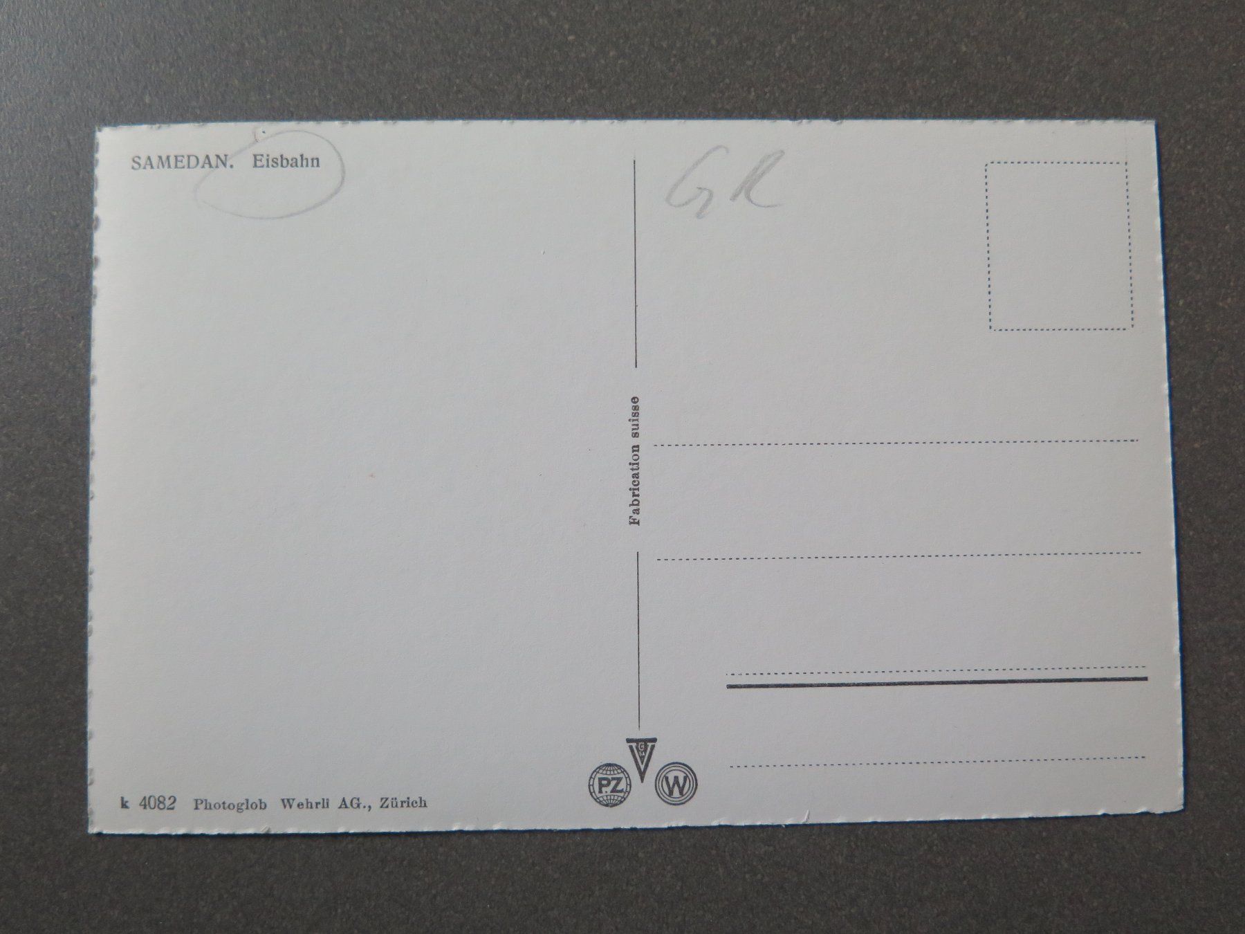 Cartoline postali: SAMEDAN - EISBAHN – Usato da Wittenbach venduto da lipasal 1