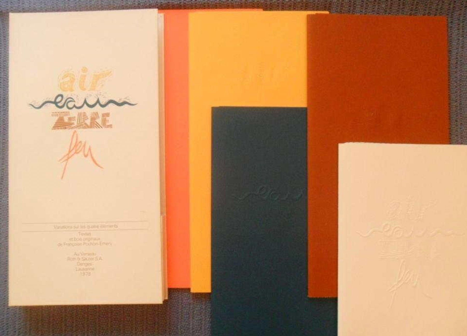 Libri: Air eau terre feu, variations sur les quatre éléments – Nuovo (secondo la descrizione) da Vevey venduto da yve_7dpw