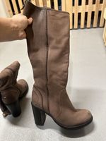 Tommy Hilfiger Lederstiefel Gr. 38 Braun Herbst