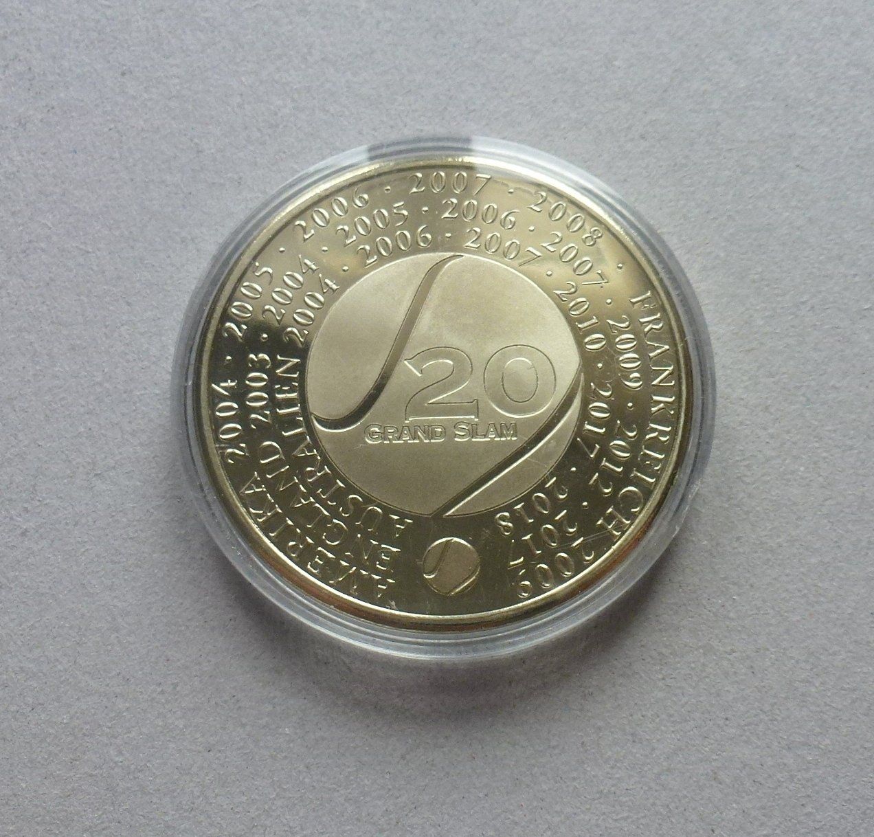 Medaglie: Medaille ++ 20. Grand Slam Roger Federer – Usato da Walkringen venduto da Casablanca777 1