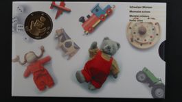 Baby-Münzsatz Schweiz 2003 Stempelglanz incl. Schutzkarton