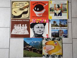 8x  Schweizer Musik Schallplatten  /  LP