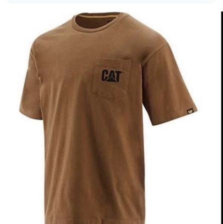 Neu CAT T-Shirt Herren Grösse s Braun neu