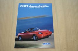 Fiat Barchetta Limited Edition Prospekt 1999