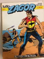 TUTTO ZAGOR # 11 L'ISOLA DELLA PAURA Italy 1987 S. Bonelli