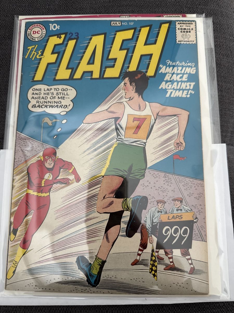 Comics: Flash #107 1959 VF 8.0 – Neu (gemäss Beschreibung) aus Rombach von mgrossenbacher