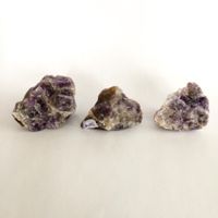 Amethyst (Chevron) - Rohsteine (Set)