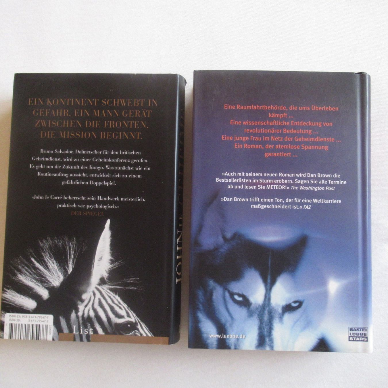 Libri: TRILLER-SET: JOHN LE CARRE & DAN BROWN – Usato da Moosseedorf venduto da haro01 1