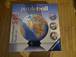 Puzzle Ball Erde, Weltkugel, Ravensburger, 540 Teile, 22cm