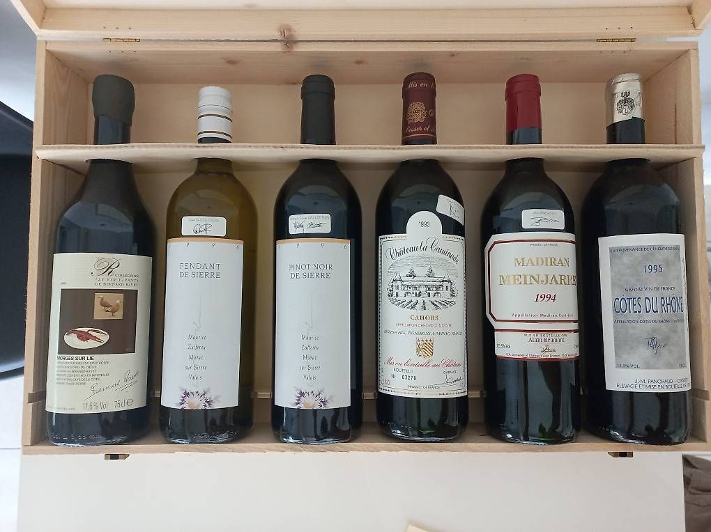 Vino: Coffret de vins - La collection de 6 grands chefs – Nuovo e nell'imballaggio originale da Ollon VD venduto da Timit 1