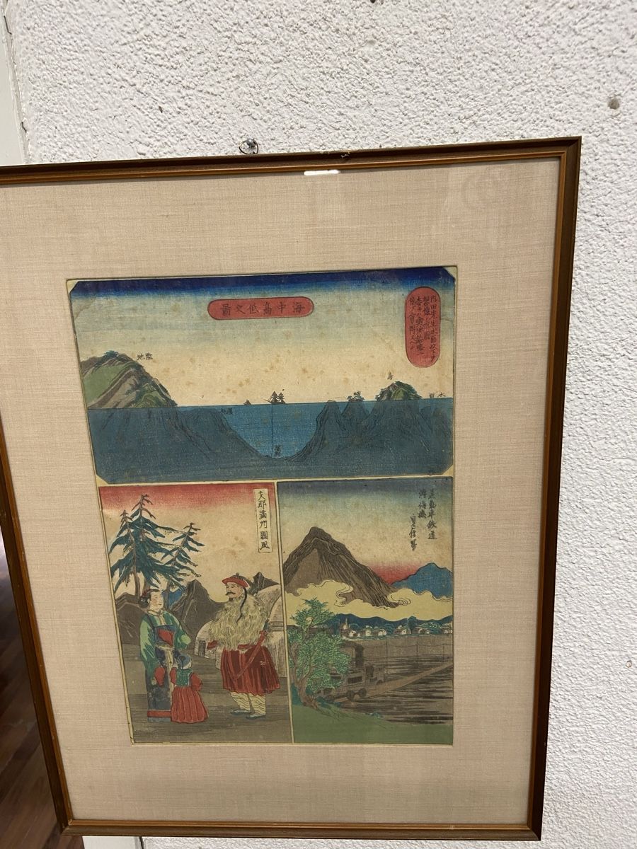 Xilografie: Antiker Japanischer Holzschnitt – Usato da Dietikon venduto da brocki-eyra 6