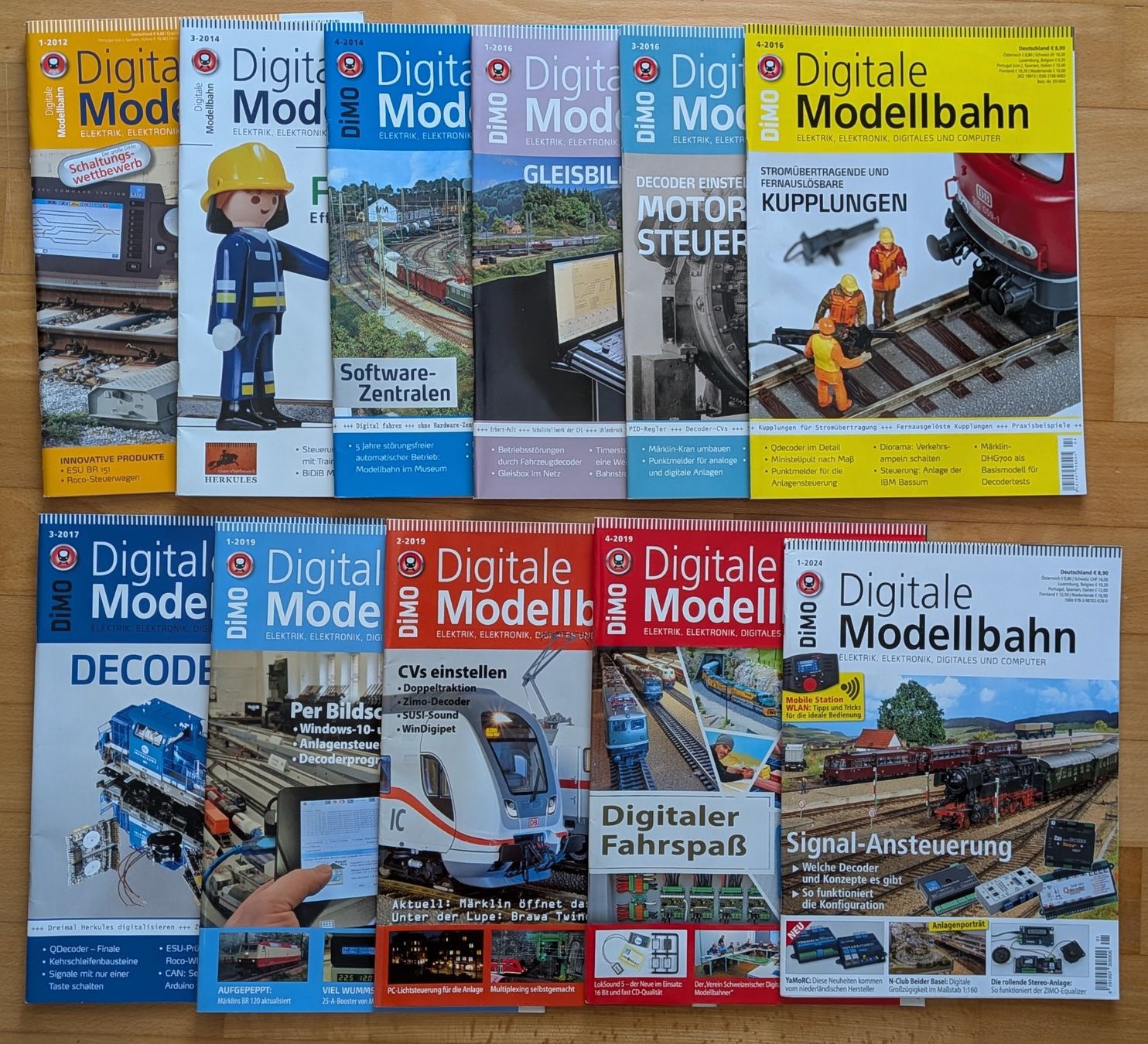 Riviste & Magazine: 11 DiMO Magazine "Digital Modellbahn" – Usato da Güttingen venduto da romli