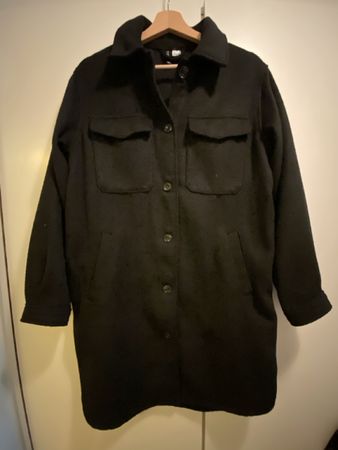 Veste-chemise noir H&M - taille S oversize